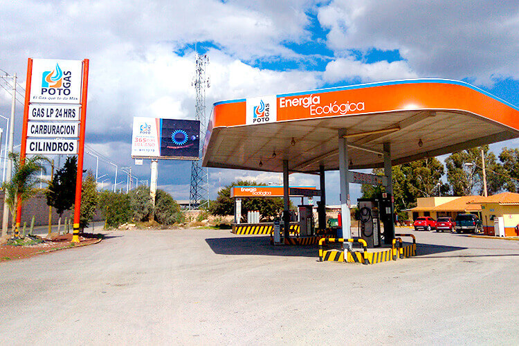 Centros de Carburación de Gas LP en San Luis Potosí